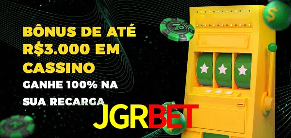 JGRBET melhor bônus de depósito
