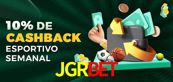10% de bônus de cashback na JGRBET